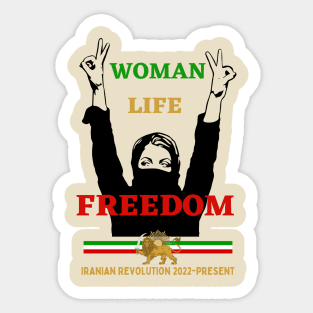 Iranian Revolution for freedom. Sticker